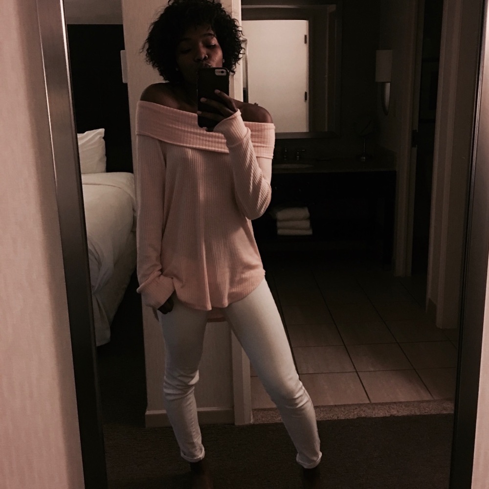 Off the shoulder too